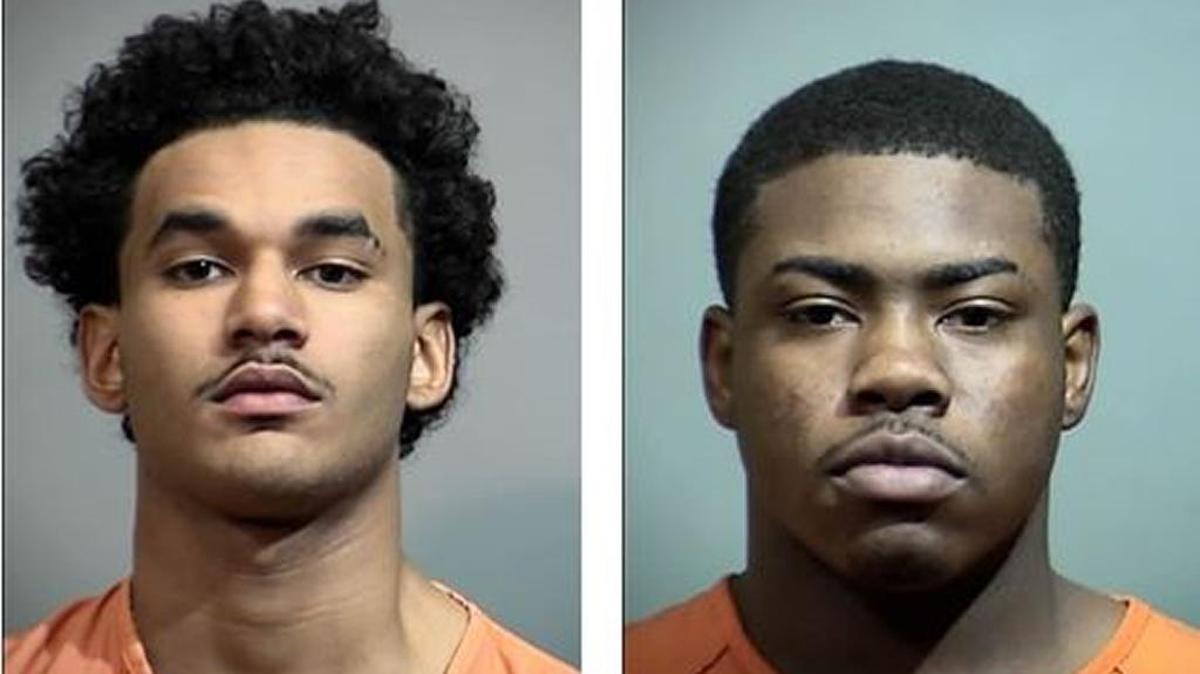 Pictured left to right: Bryant then Donnell