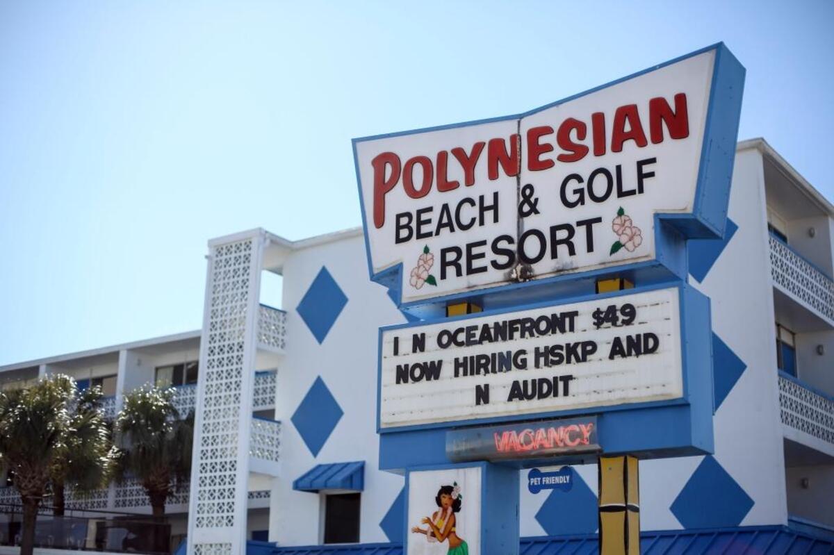 Police also executed a search warrant at a room at the Polynesian Resort on South Ocean Boulevard where the suspects wanted in a spree of armed robberies had been staying, according to police.