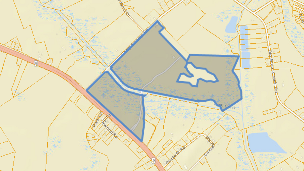 The location near Longs for a 200 acre sports and recreation park.