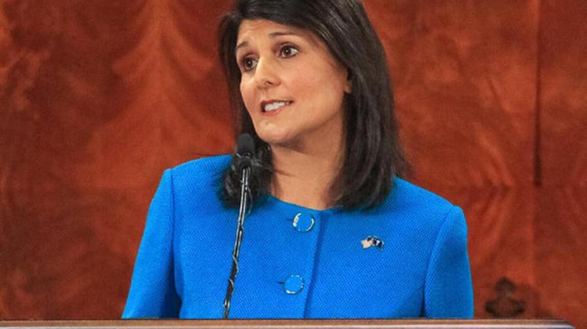 S.C. Gov. Nikki Haley
