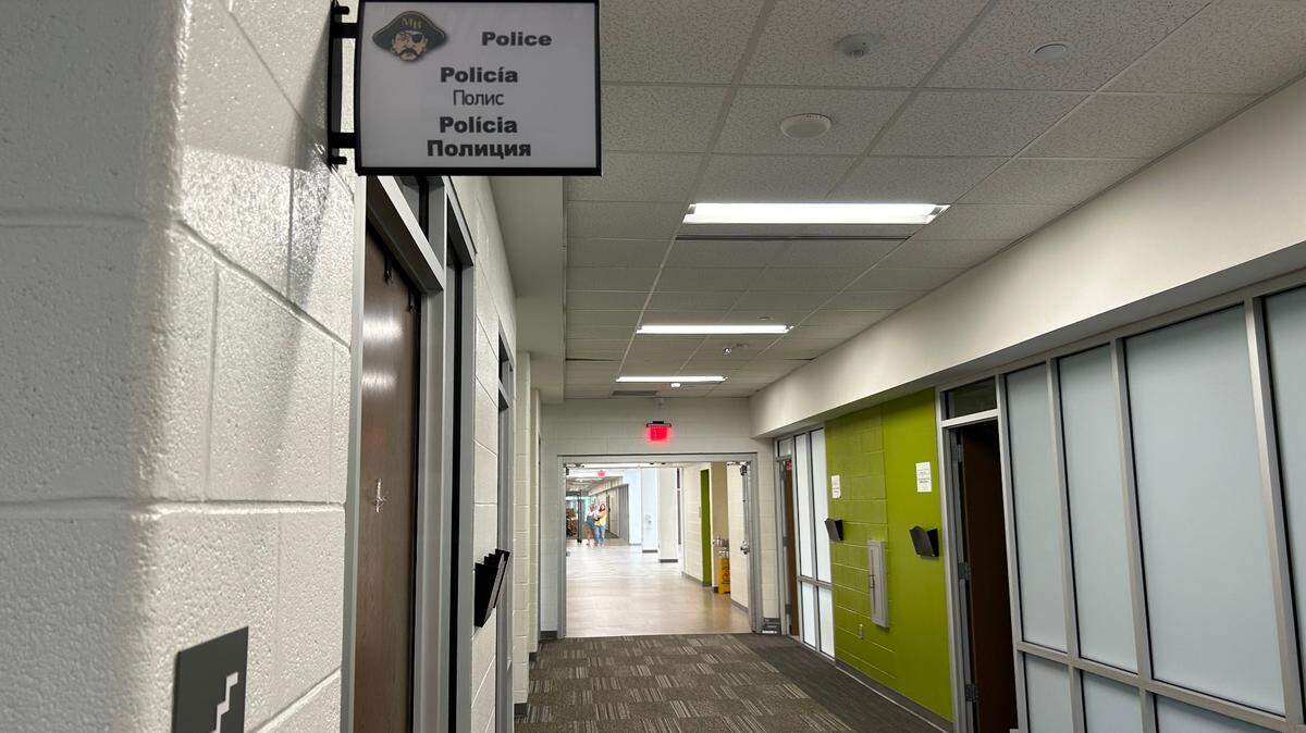 The School Resource Officer room at Myrtle Beach Middle School. July 25, 2023.