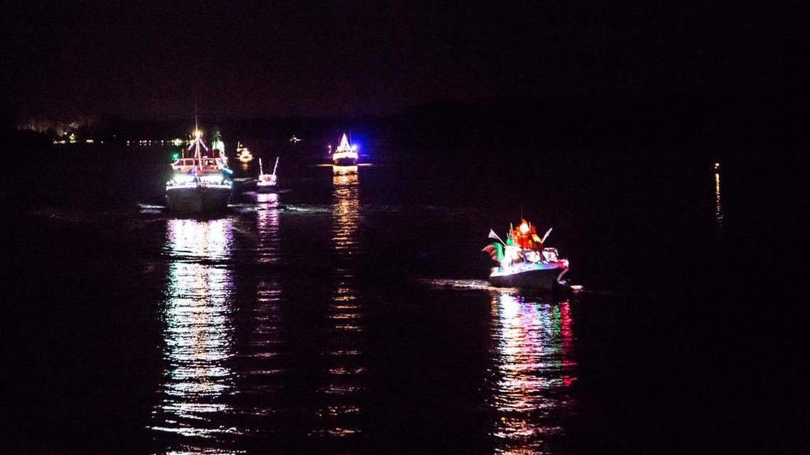 North Myrtle Beach Christmas Regatta holiday favorite. Where to watch marina parade