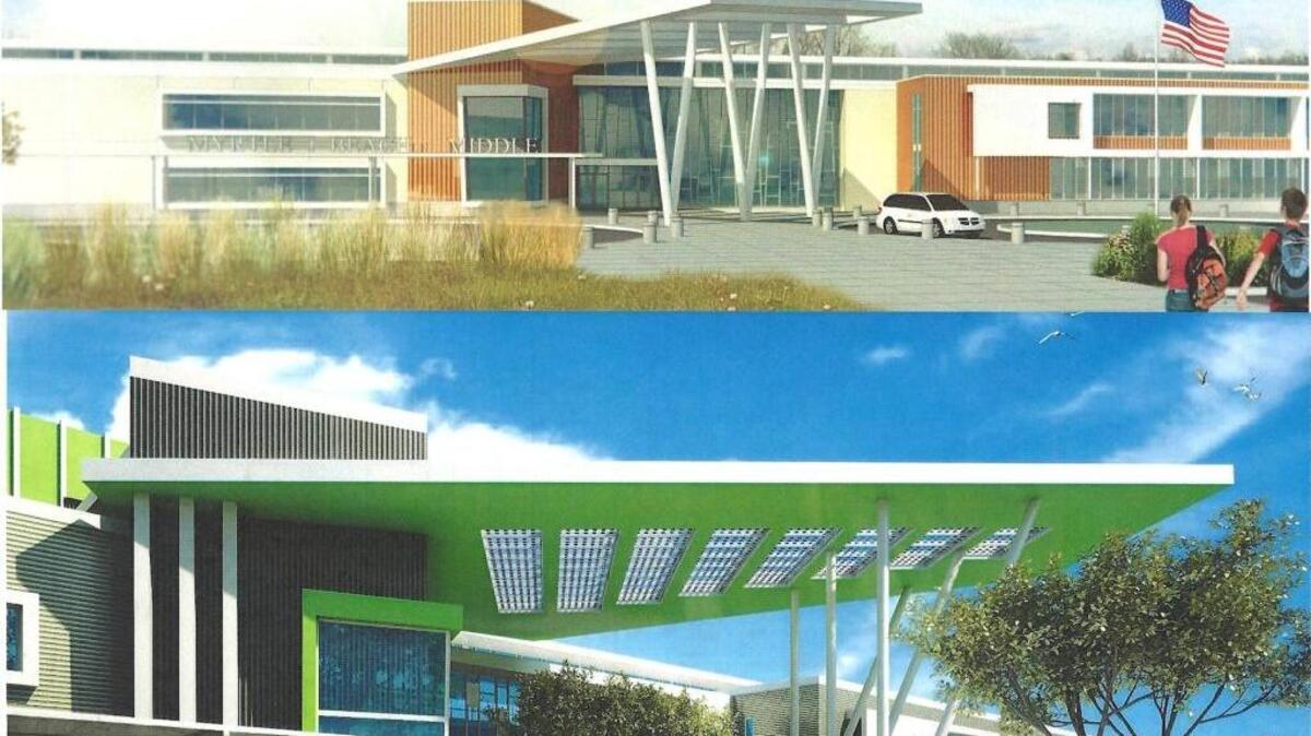 Visitors to Horry County’s five new schools will get a burst of color when they enter the brand new buildings.