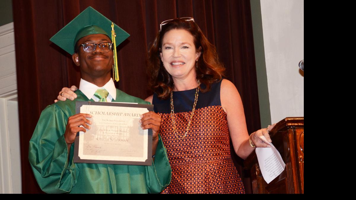 
Curtis Sparkman, of Andrews, graduated from the S.C. School for the Deaf and the Blind last month with the Bill and Valerie Barnet Scholarship.
