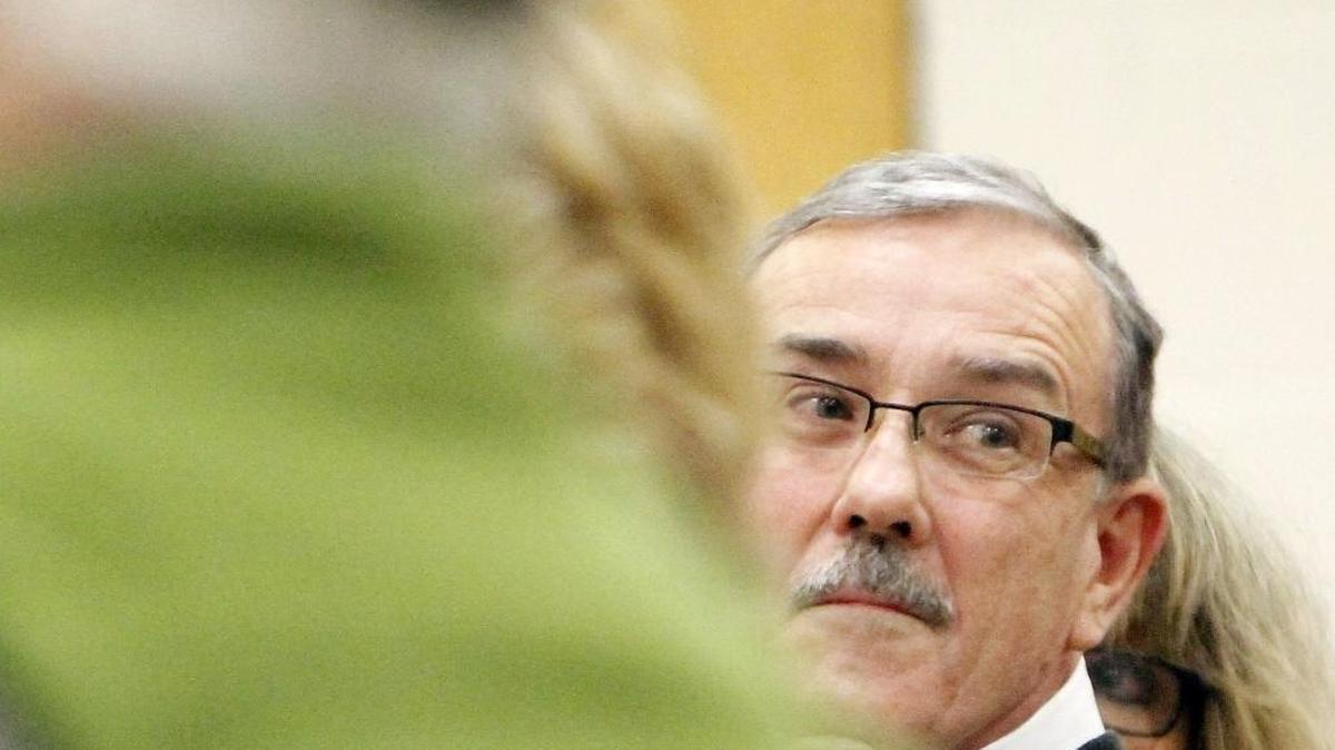 David Cox, Horry County School Board member, listens to a discussion about the construction of five new schools earlier this year. Cox, vice chair of the board, will not seek a third term this year.