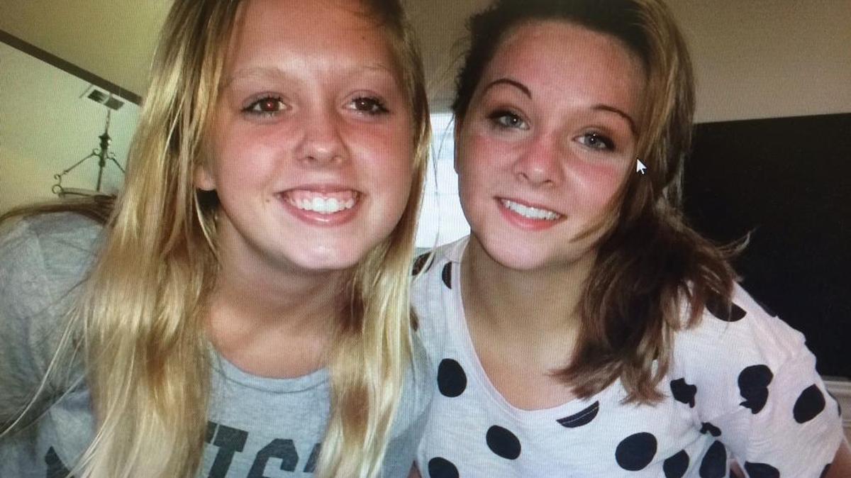 Lauryn Pellett, left. and Victoria Page Adkins.