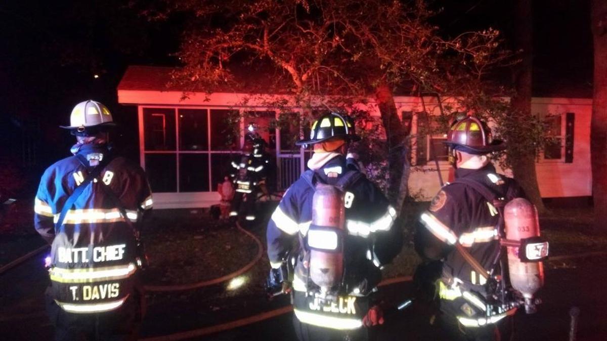 North Myrtle Beach fire crews responded to a working attic fire early Sunday morning, according to a tweet from North Myrtle Beach Fire Rescue.