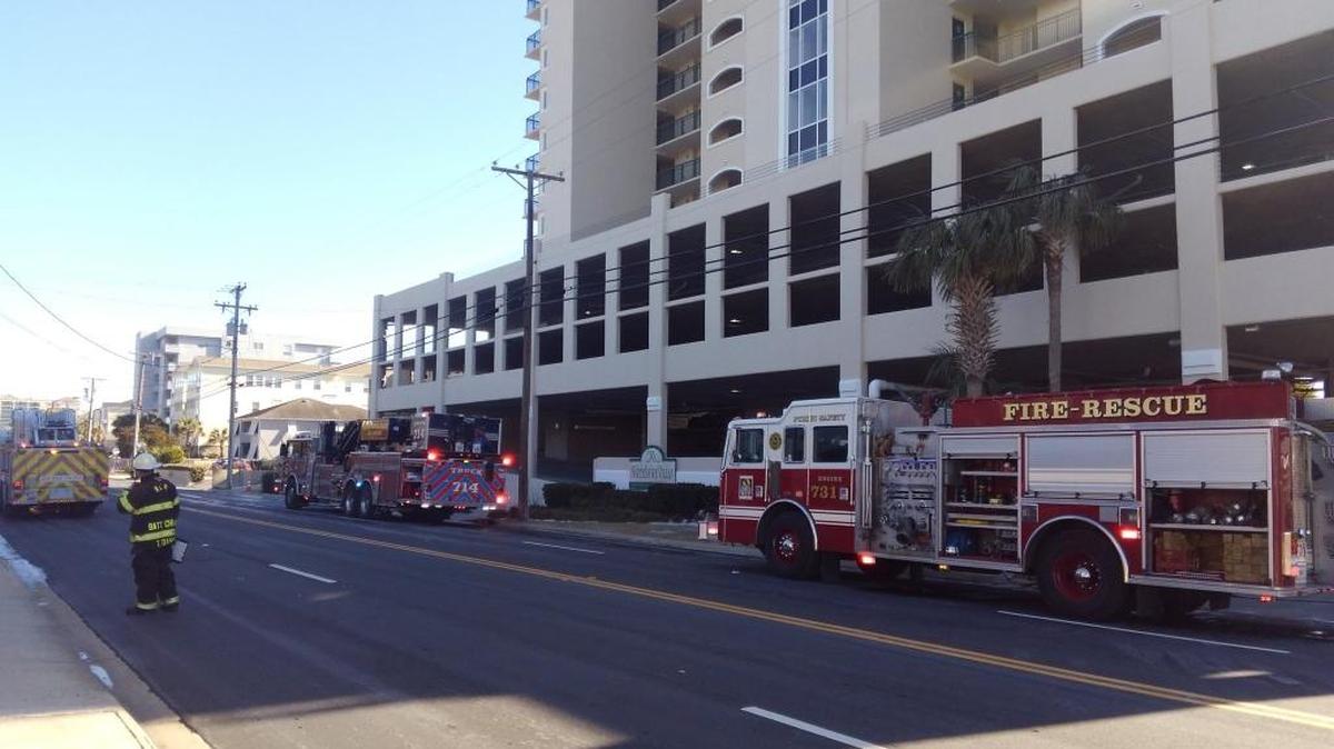 Crews are responding to the North Shore Villas for a reported electrical fire.