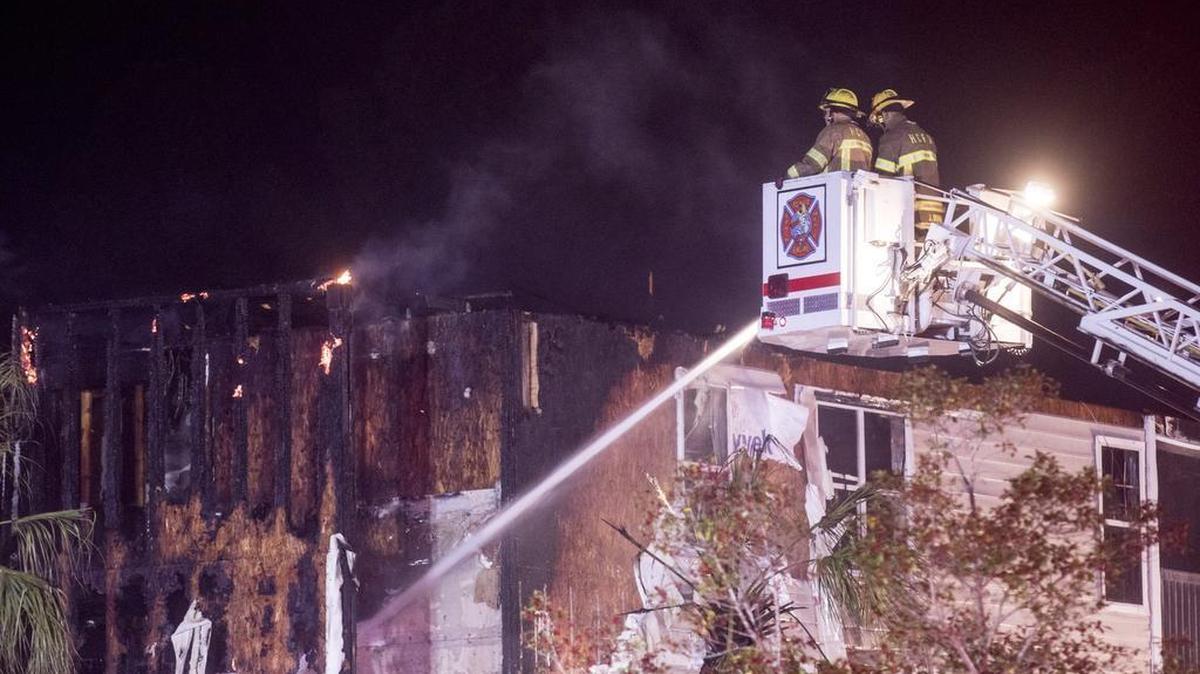 At least 6 people were injured when a fire broke out in Windsor Greens on Thursday night. Crews from Horry County, Myrtle Beach and Conway responded to the blaze that caused residents to jump from balconies in the Carolina Forest community. Thursday. April 12, 2018.
