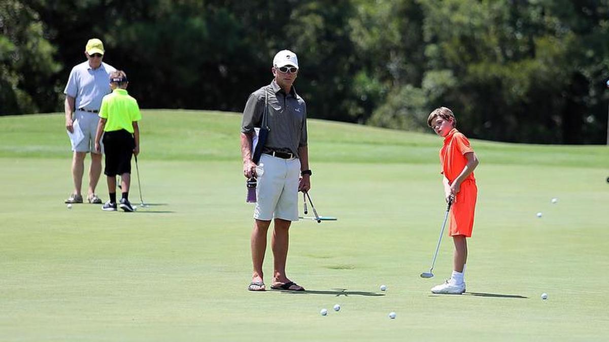 About 130 children participated in the Drive, Chip & Putt Championship at Legends Resort on Tuesday, July 12, 2016. Winners from each division advanced to qualifiers and had a chance at the finals at Augusta National Golf Club on the Sunday before the 2017 Masters Tournament. The DCP is part of the grow-the-game initiative through the Masters Tournament, United State Golf Association and PGA of America.