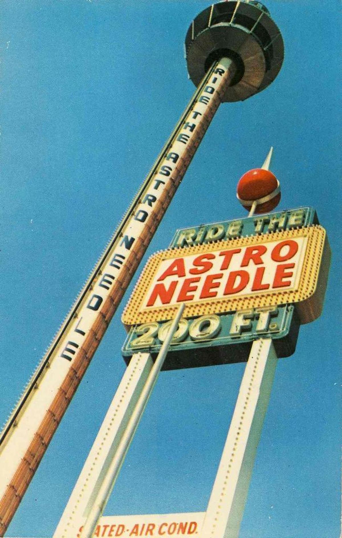 A picture of the Astro Needle. It closed in 1981.