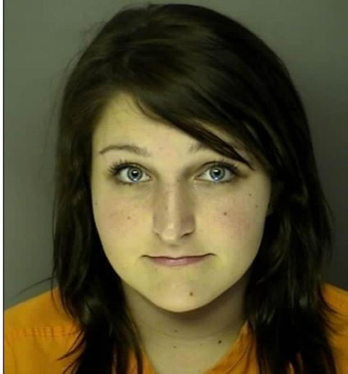 Tara Jeanne Anders, 24, was arrested and charged with shoplifting after police said she stole a dog from a pet store.
