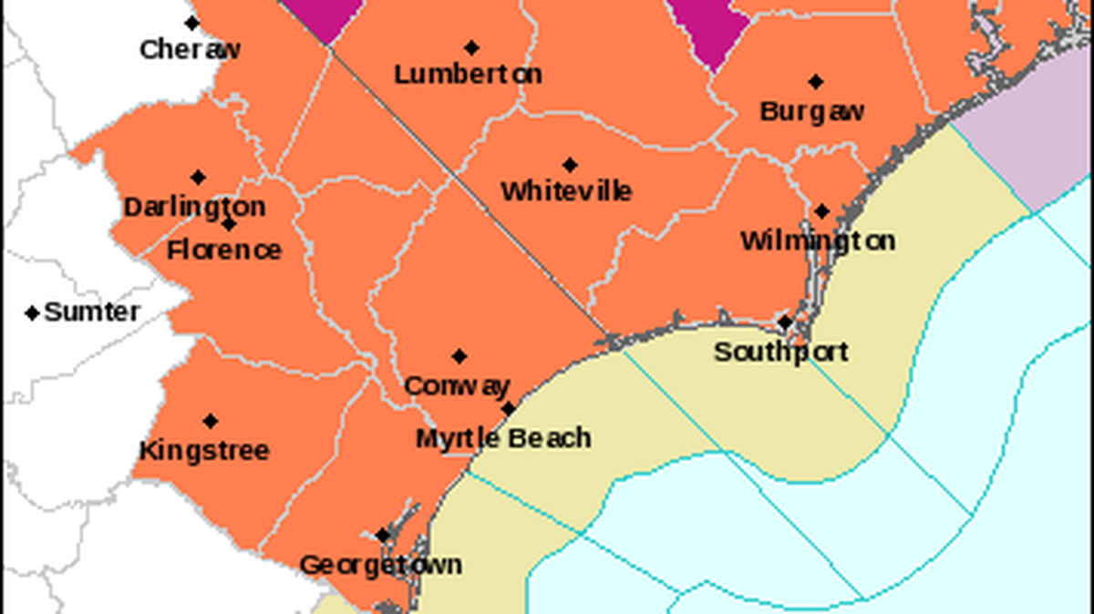 Graphic from The National Weather Service in Wilmington.