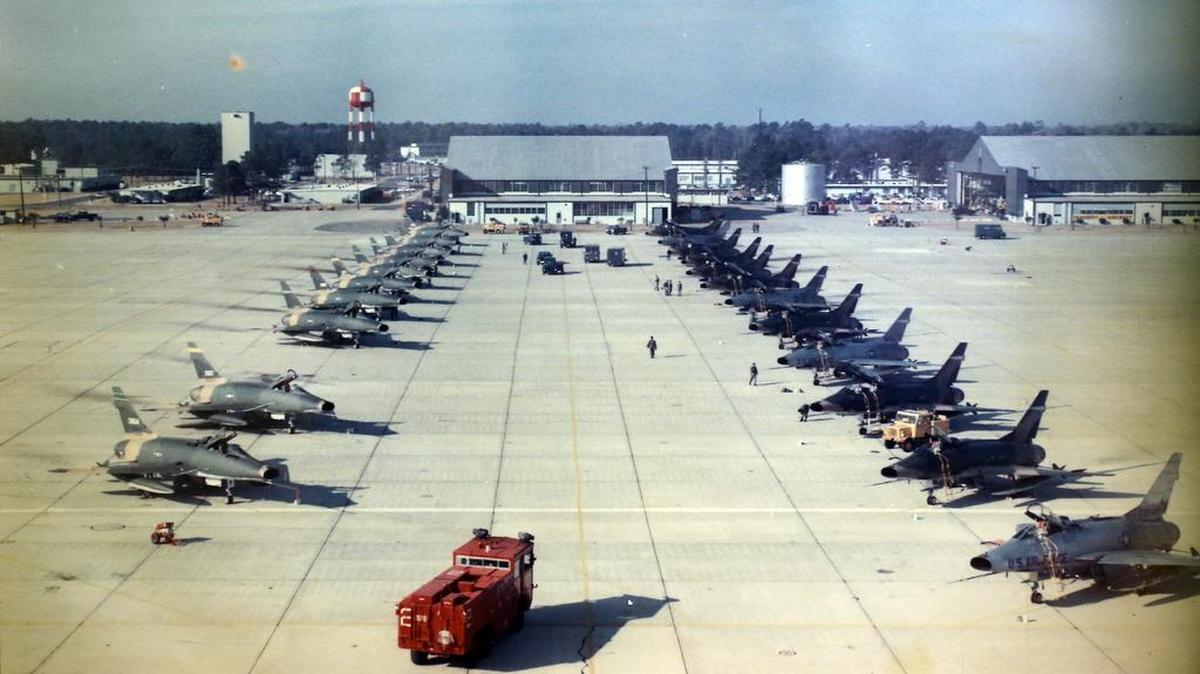 The Myrtle Beach Air Force Base officially opened on Sept. 27, 1954, more than seven years after the U.S. Army Air Corps had deactivated its World War II-era facility at what is now the Myrtle Beach International Airport. The Air Force base closed on March 31, 1993. During the nearly four decades that the base was active, its personnel saw duty during the Berlin Wall and Cuban missile crises, the Vietnam War, and Operations Desert Shield and Desert Storm.