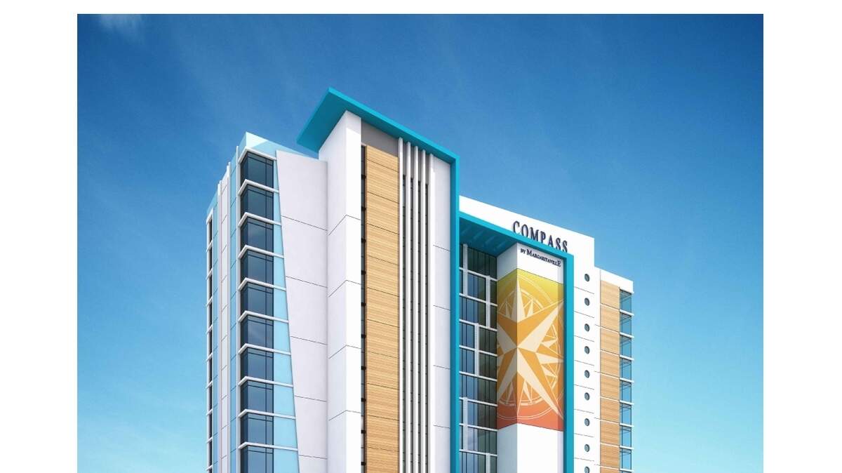 A rendering of the planned Compass hotel planned to open in North Myrtle Beach in early 2025.