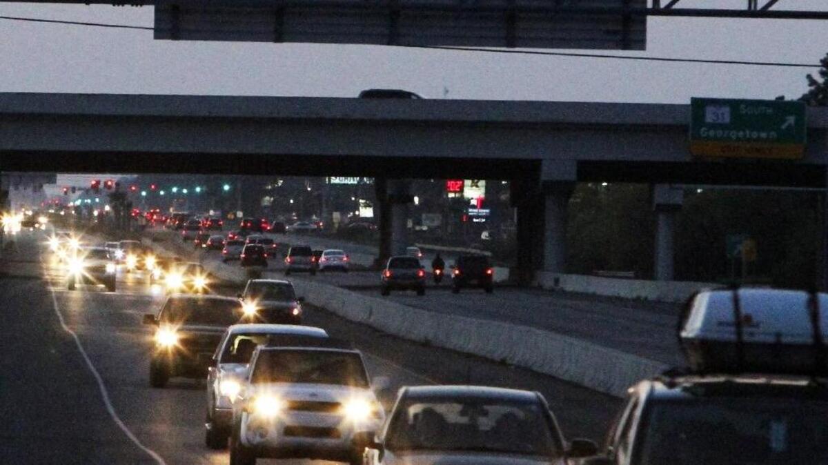 U.S. 501 traffic heads towards Myrtle Beach. Expect heavy traffic congestion for the holidays.