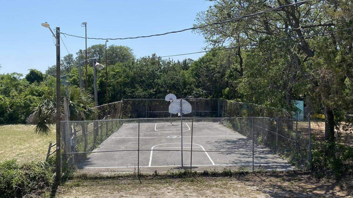 Horry County Fire Rescue Station 7 (Lake Arrowhead) crews repaired an overgrown, unusable court next to a roller rink in Atlantic Beach by adding new nets, cutting back vegetation and painting new lines, hoops and backboards. The town of Atlantic Beach will add park hours and start a new basketball program, according to Horry County Fire Rescue.