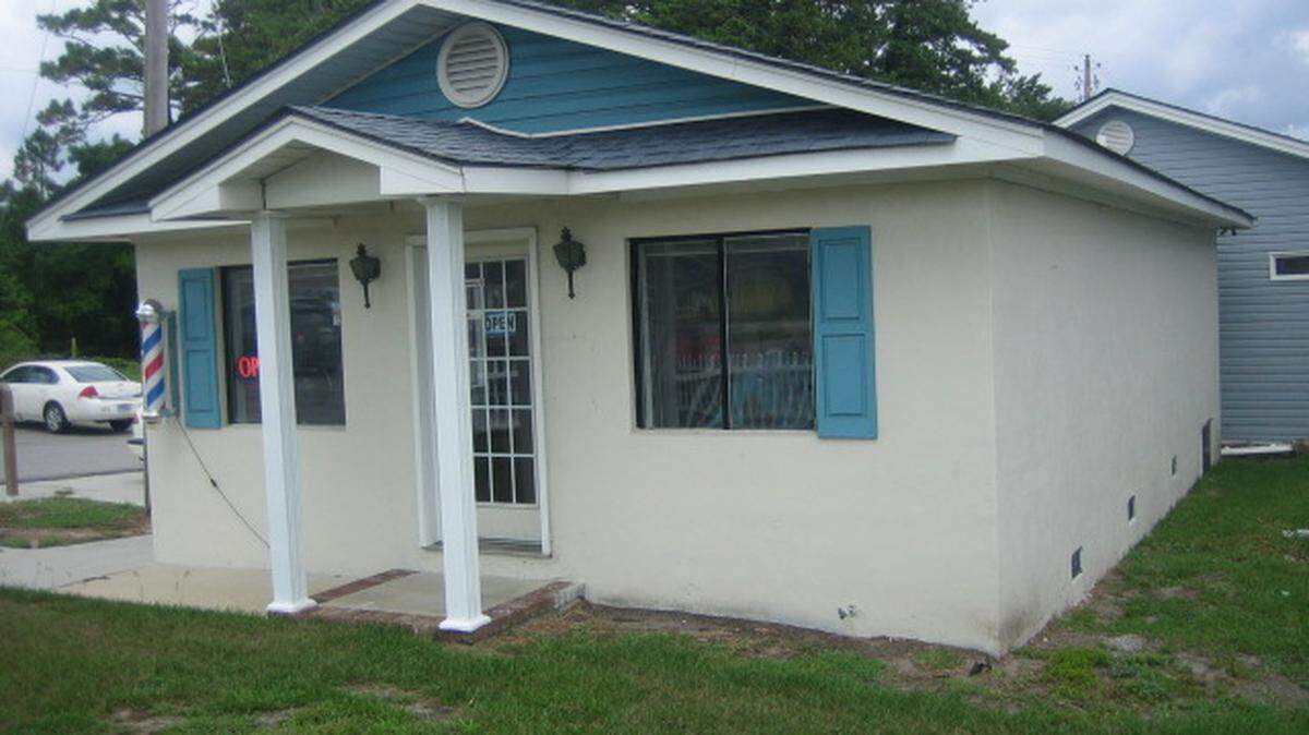 Former Atlantic Beach town manager William Booker, who owns the 3310 Highway 17 S. location of a barber shop, has sued a candidate running for council on Nov. 7, 2023.