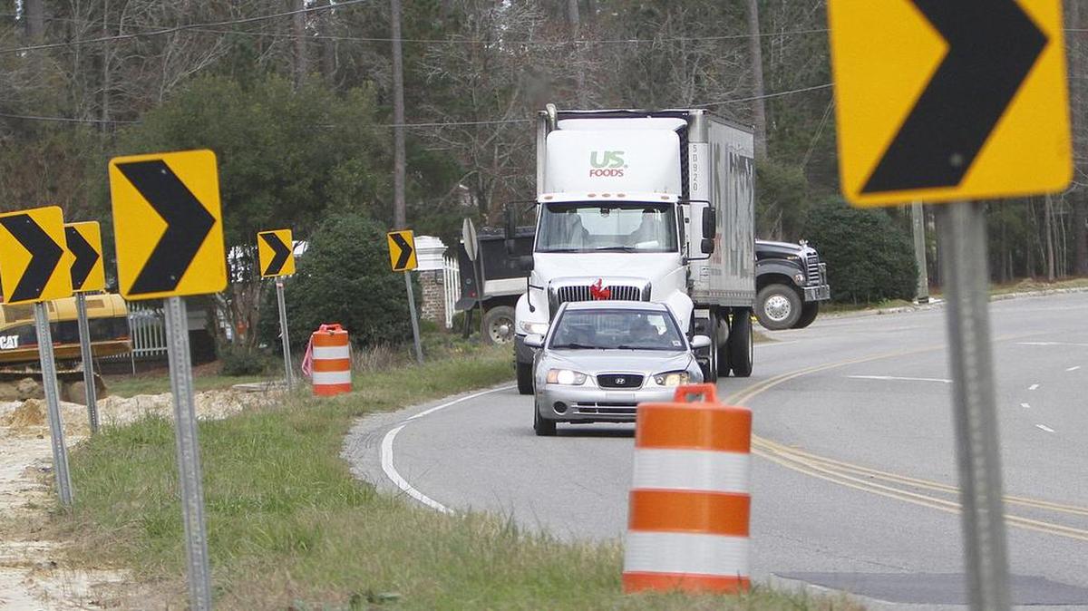 Work continues on the widening project of S.C. 707 from the Socastee community into Georgetown County on Dec. 17, 2015. Construction will go through the new year.