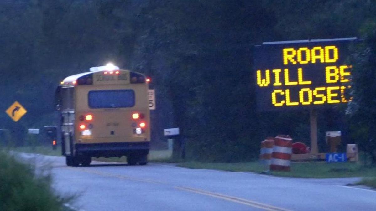Enterprise Road was closed in September forcing school buses to travel to Bay Road then use SC 707 to transport students.