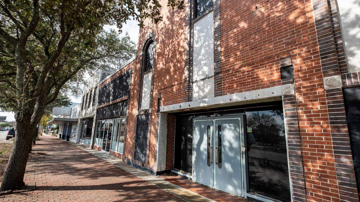 The City of Myrtle Beach has plans to redevelop the historic Ben’s Broadway Theater on Main Street as part of the Arts & Innovation District downtown. The building is currently in a state of disrepair. November 16, 2022.