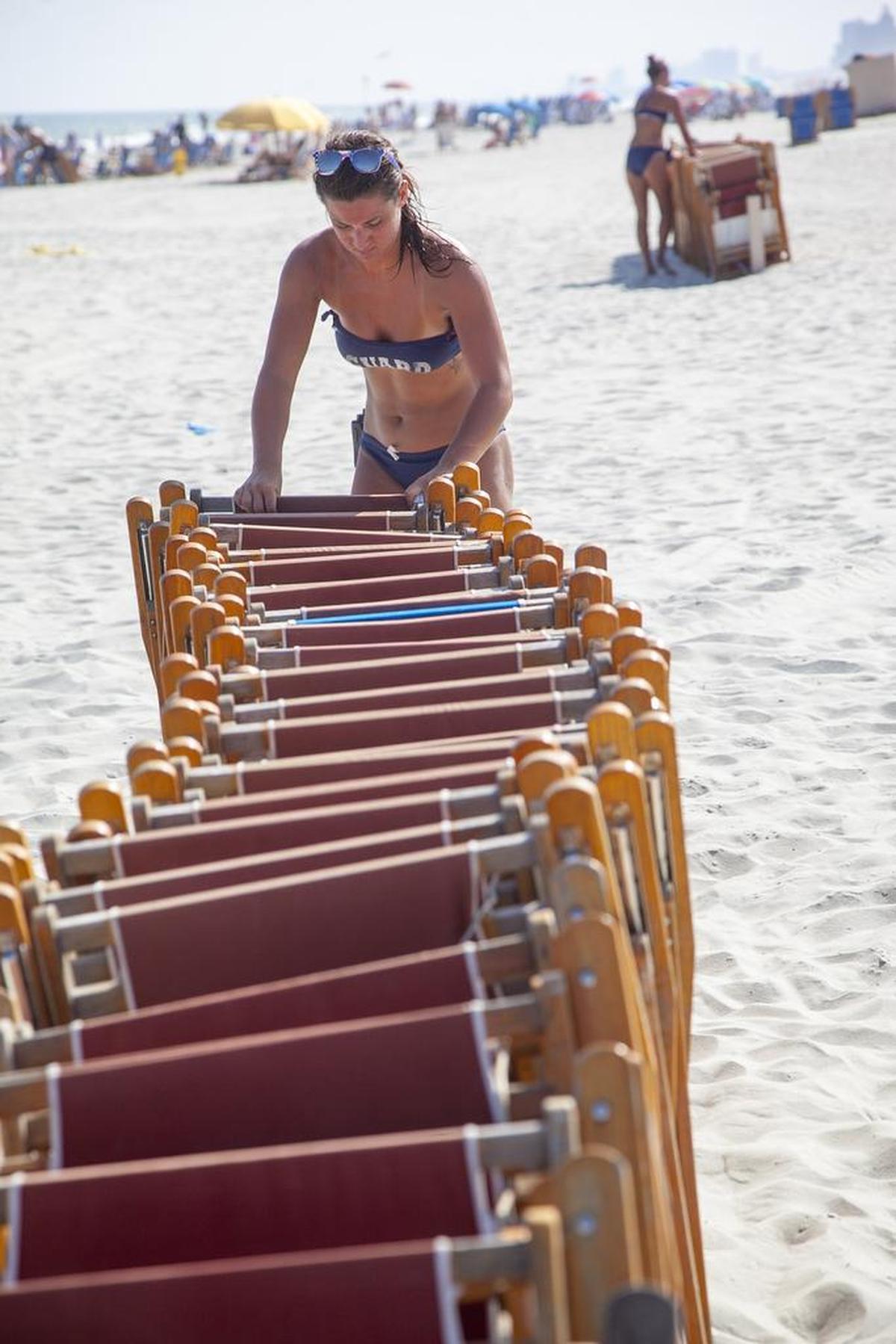 Many J-1 students from Eastern Europe find jobs as lifeguards in Myrtle Beach. Summer jobs come to an end for international students on J-1 Visa work permits in Myrtle Beach. Friday, Aug. 25, 2017.