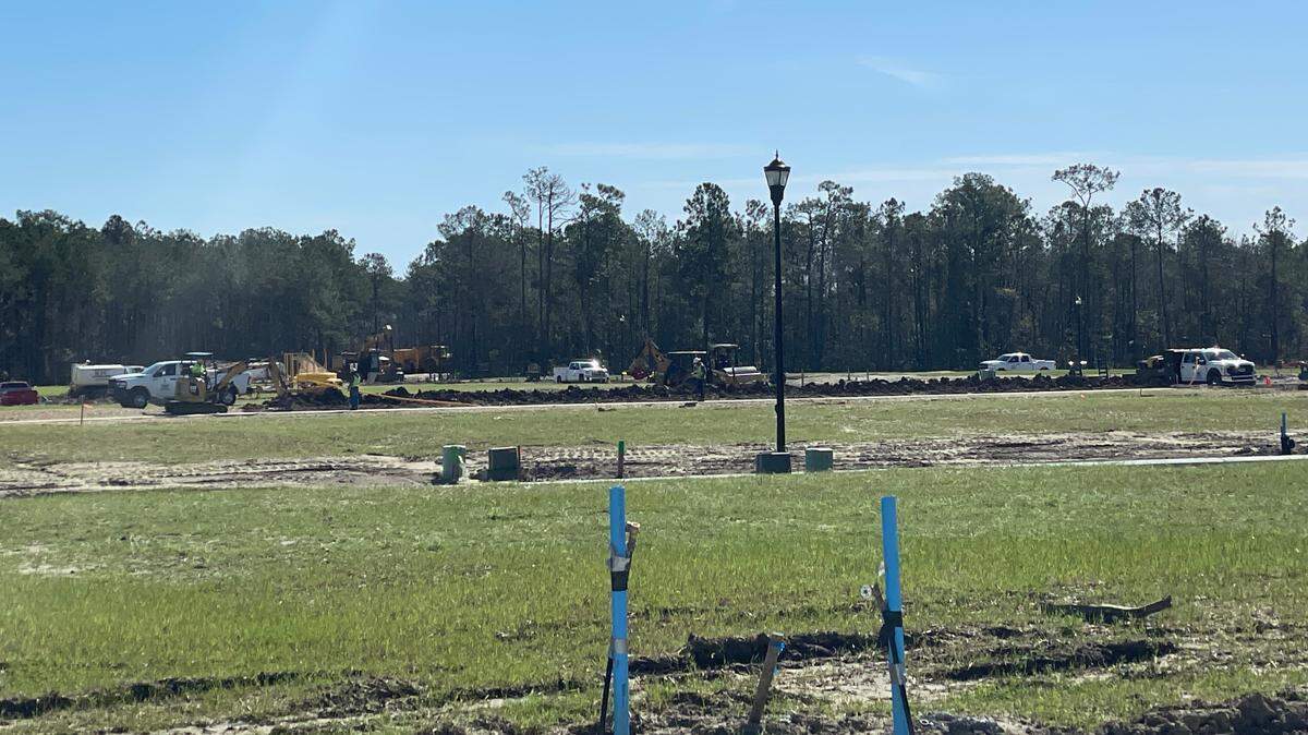 Site work and construction is ongoing near Socastee Middle School as part of the ongoing SayeBrook development.