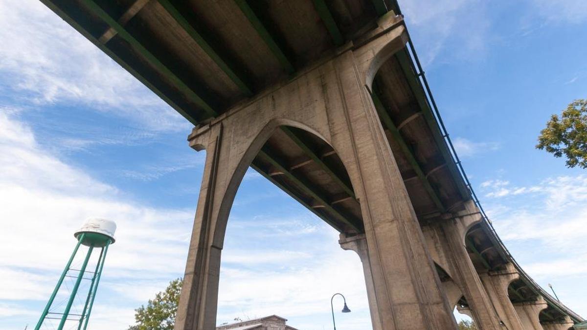 The U.S. Highway 501 bridge over the Waccamaw in Conway.