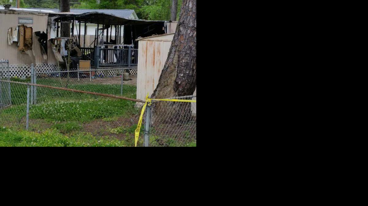 
A home off Socastee Boulevard after fire burned it Saturday night, killing a 44-year-old man inside. 
