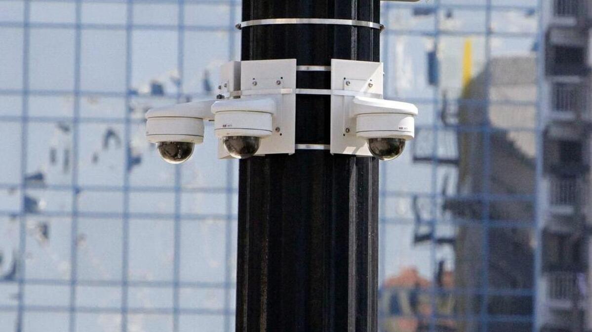 
More than 800 surveillance cameras are in Myrtle Beach, such as this unit on Ocean Boulevard. 
