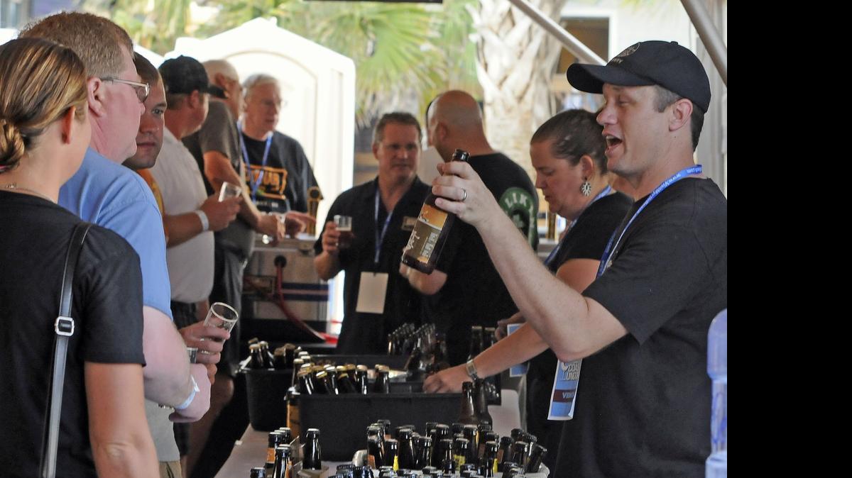 
Brews N’ the Boulevard on Ocean Boulevard during the June 2014 Coastal Uncorked. Coastal Uncorked is changing dates and locations this year, being held Labor Day weekend at Broadway at the Beach.
