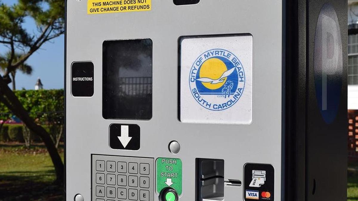 City of Myrtle Beach parking meter