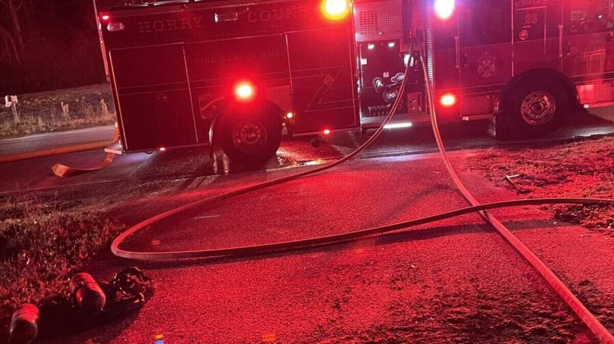 At 5:01 a.m., Horry County Fire Rescue was dispatched to a reported structure fire on the 1000 block of Lees Landing Circle in Conway, the department said Sunday. The fire is under control.