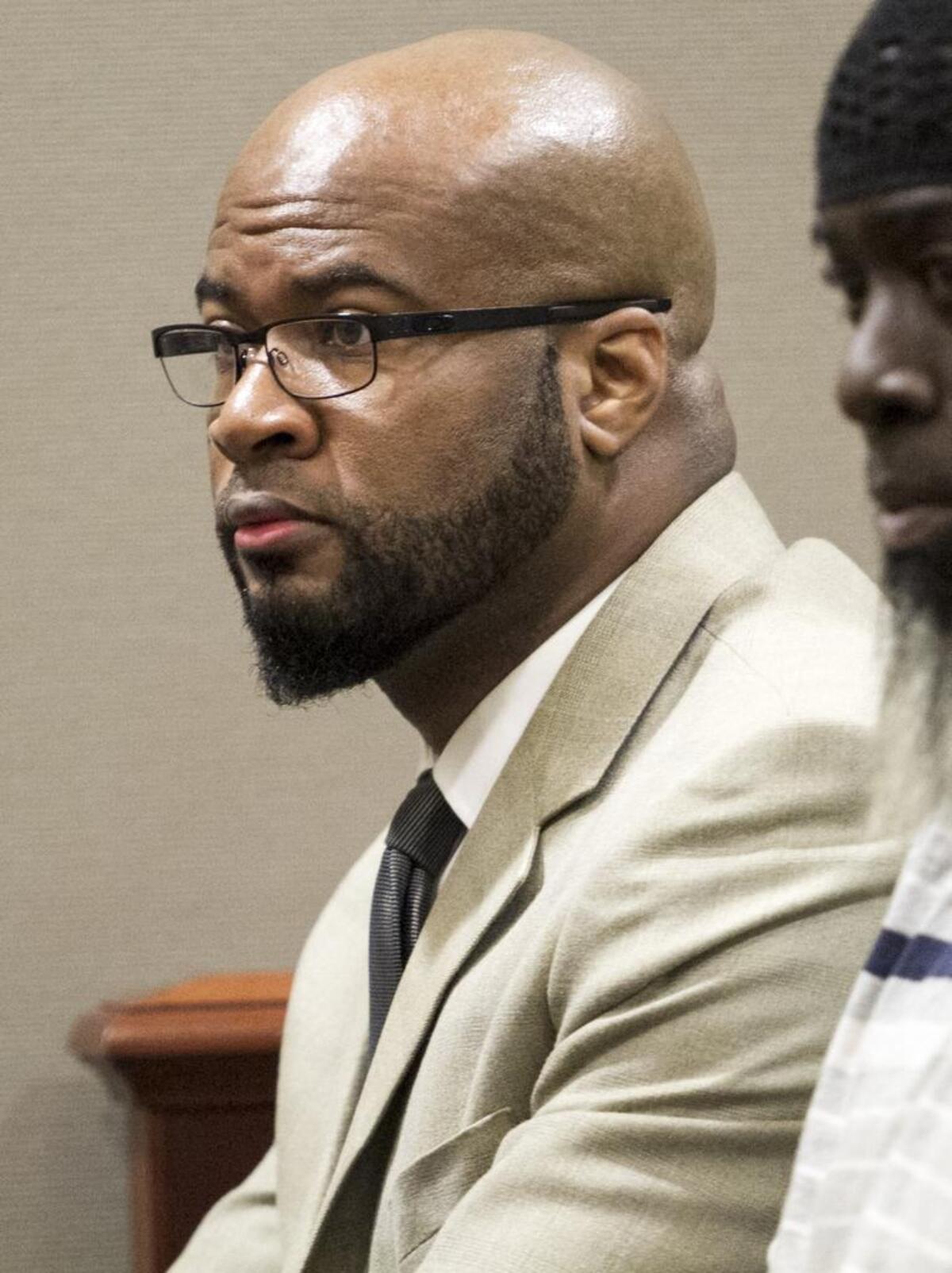 Former Horry County Police officer Daryl Williams awaits his arraignment in Conway's circuit courty. Williams pled not guilty on nine counts of misconduct in office, and his bond was set at $35,000 surety bond. Williams was indicted based on the findings of an investigation by the S.C. Law Enforcement Division.