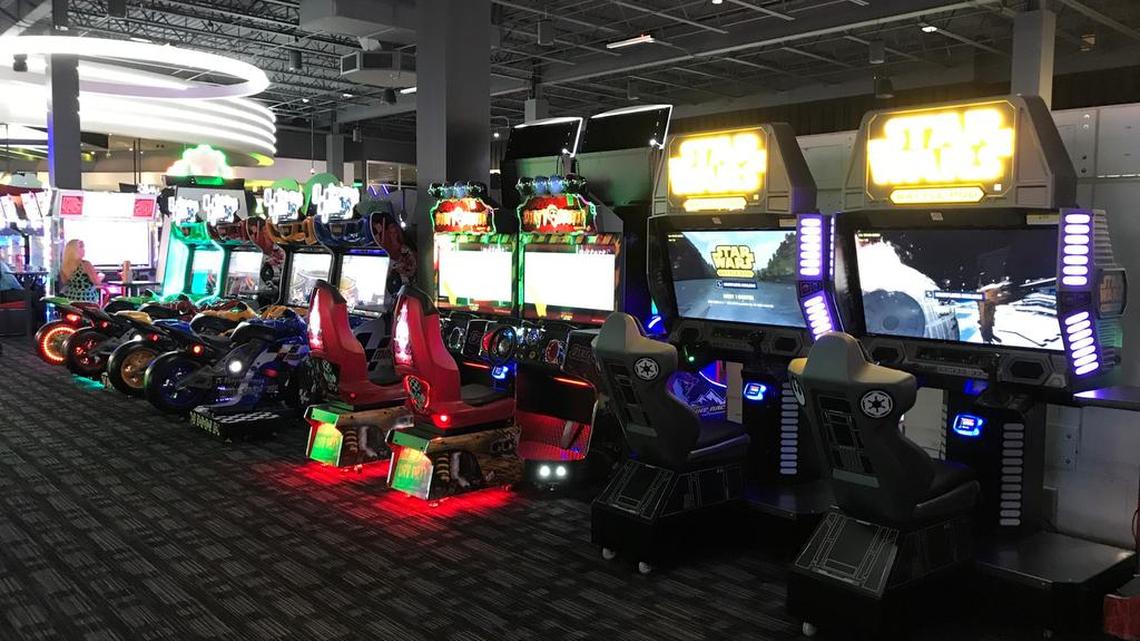 Dave & Buster’s opens June 5, 2017, at Broadway at the Beach. On June 1, management gave a tour to local media of the new facility, which is in place of the former Hard Rock Cafe. Hard Rock moved slightly closer to the center of Broadway.