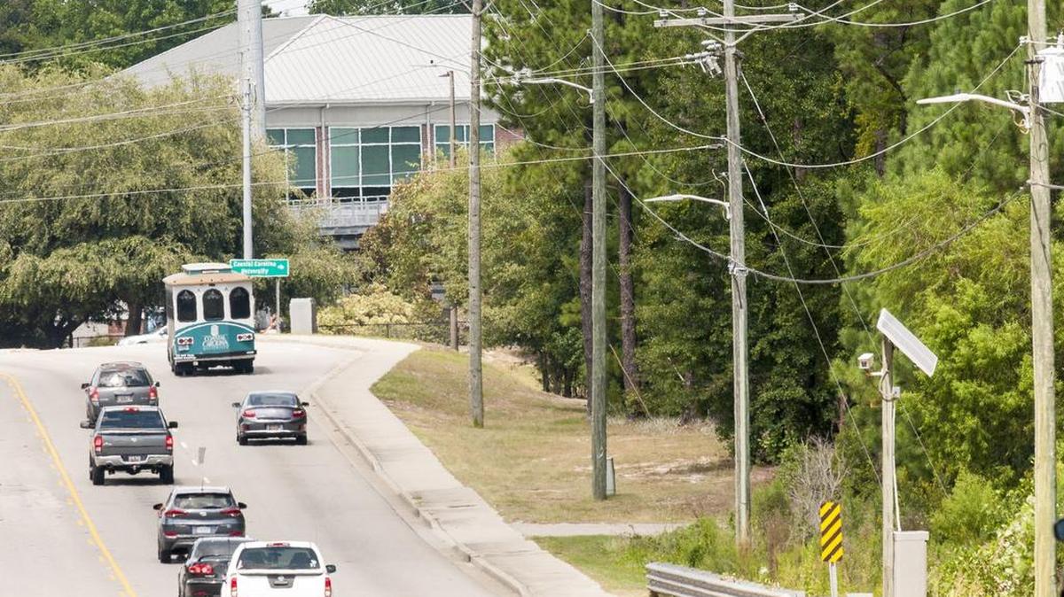 Coastal Carolina University is gradually acquiring land for future expansion. The most recent parcel acquired is off of S.C. 544 South of University Boulevard.
