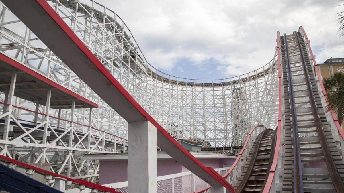 The Swamp Fox roller coaster at Family Kingdom Amusement Park received historical status from Myrtle Beach City council on March 28, 2017.