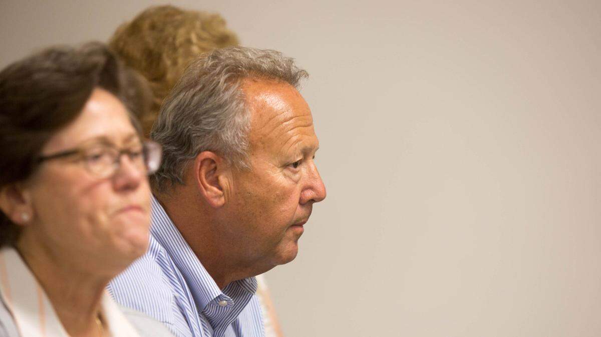 Mark Lazarus waits as the Horry County Voter Registration and Elections Board discusses how to proceed with the recount from the 2018 Republican Primary election.