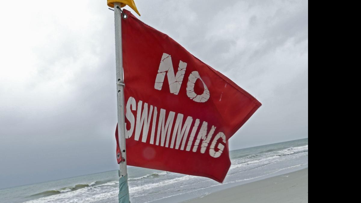 
Due to a National Weather Service advisory of high rip currents, Horry County beaches are closed to swimming until further notice.
