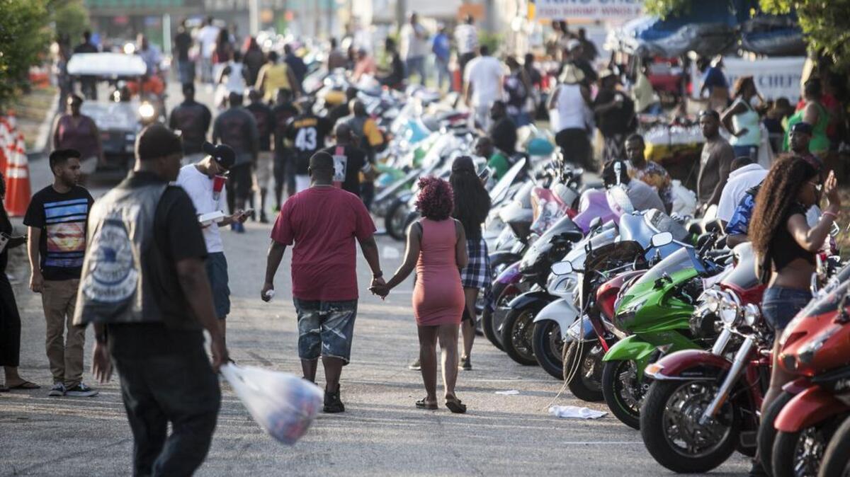 The Black Pearl Cultural Heritage and Bike Festival in Atlantic Beach last month.