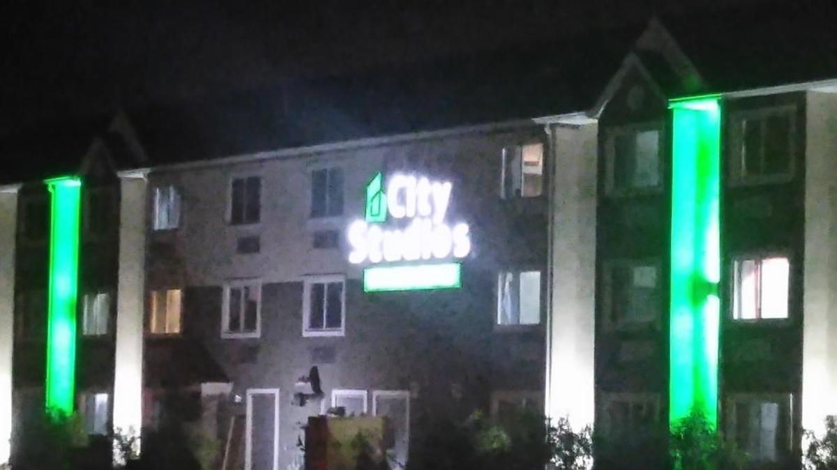 Horry County firefighters responded to the hotel off Highway 501 Tuesday night.