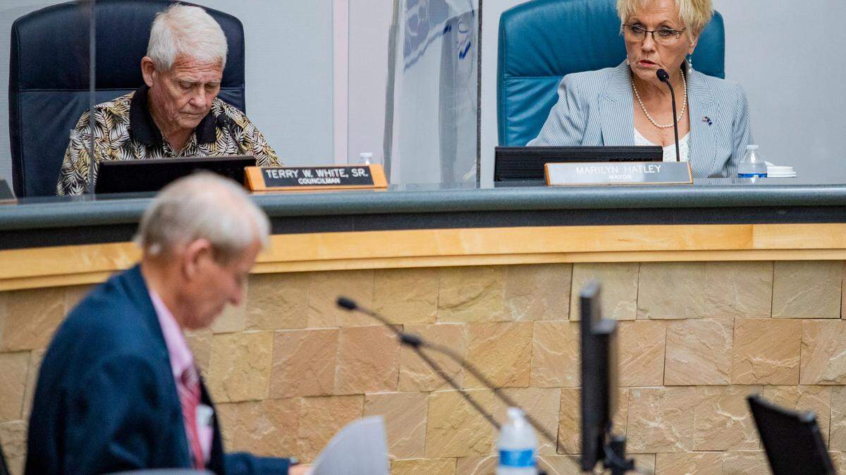 North Myrtle Beach City Manager Mike Mahaney said that homeless people were being bused to the town from Myrtle Beach at a recent city workshop.