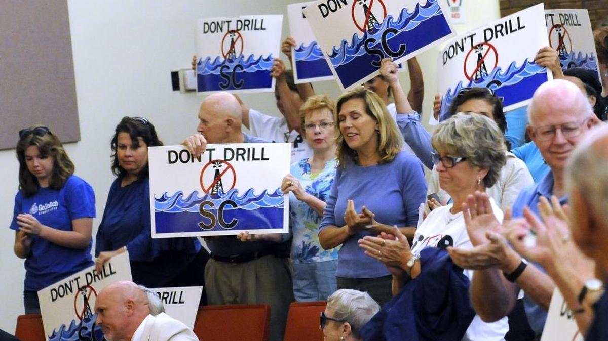 People opposed to offshore drilling give the council a standing ovation after Myrtle Beach City Council passed a resolution in August opposing offshore drilling. Only councilman Randal Wallace voted against the resolution.
