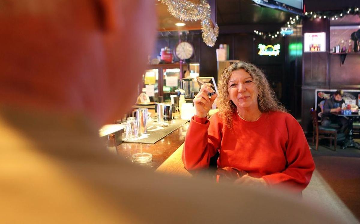 "If my smoking was limited, I could stay home and drink. I would come just for the food and then leave," Noreen Alexander said at Magoos Sports & Spirits on Friday, Dec. 1, 2017. Horry County Council may consider banning smoking in restaurants and bars. "There’s enough places that don’t allow smoking as it is. Give the owners and the patrons the option to have a smoking place if they want it. It's the property owners and the business owners option to make that decision. I don’t think it's the government's decision to make," she said.