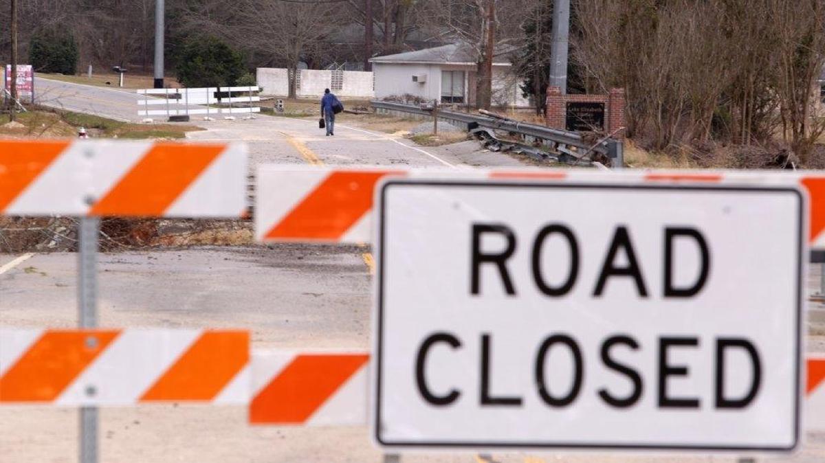 The damage is extensive to Wilson Boulevard/US-21 just past Hardscrabble Road in Columbia. Residents and local business owners are surprised the road has yet to be fixed since being damaged during last year's flood.