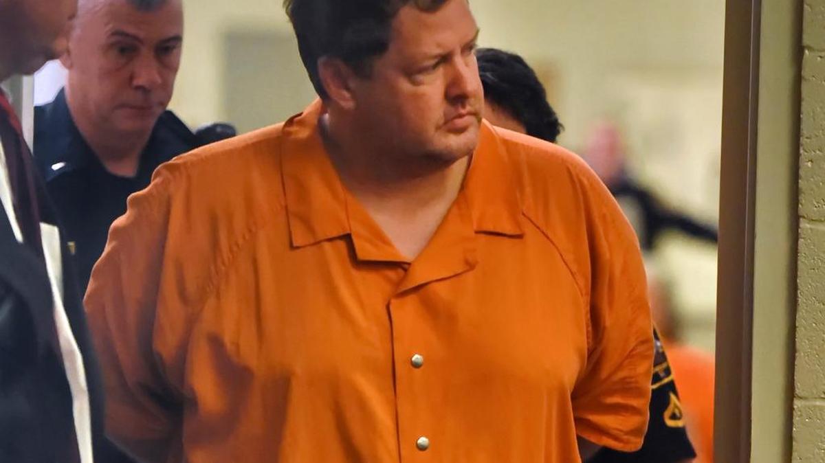 FILE - In this Sunday, Nov. 6, 2016, file photo, Todd Kohlhepp's enters the courtroom of Judge Jimmy Henson for a bond hearing at the Spartanburg Detention Facility in Spartanburg, S.C. Kohlhepp, accused of seven killings in South Carolina, built a successful real-estate firm but displayed odd behavior. People who knew or worked with him said he watched pornographic videos during work and openly discussed that he was a registered sex offender. (