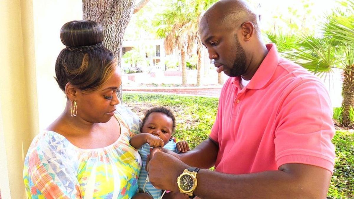 Lakesha and Joe Williams II tend to their 5-month-old boy, Joe III, Aug. 23, 2016, at Henry C. Chambers Waterfront Park in Beaufort. Baby Joe was born with a heart condition known as Hypoplastic left heart syndrome. He is scheduled to undergo the third heart surgery on Thursday at the Medical University of South Carolina Children’s Hospital in Charleston.