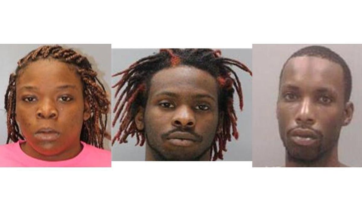 (From left to right) Daniele Burns, Kristopher Davis, Geordi Heyward