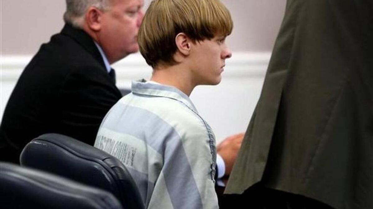 Dylann Roof during a July 2015 appearance in Charleston.