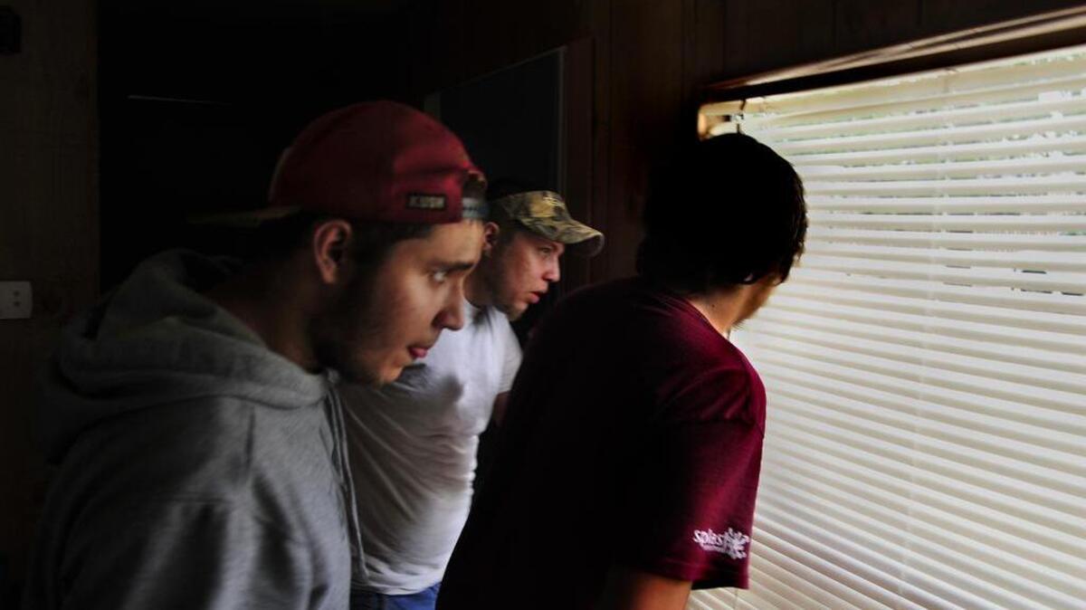 
The Meek brothers – Jacob, Joey and Justin, from left – were very nervous as the FBI was knocking on the door this summer.
